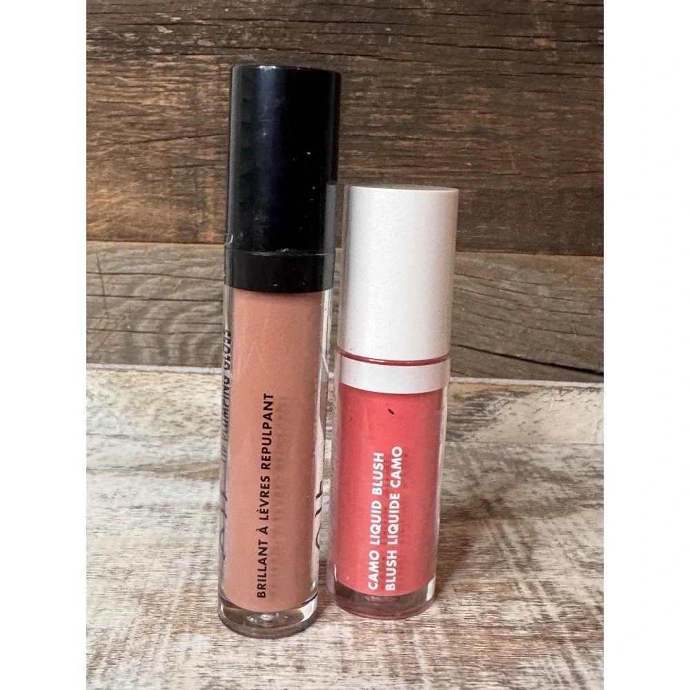 e.l.f. Camo Liquid Blush & Lip Plumping Gloss Duo